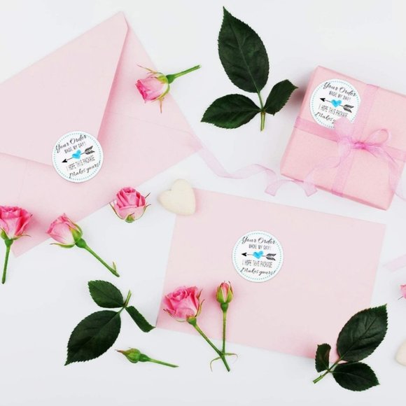 50 YOUR ORDER MADE MY DAY Stickers 1.5" - Picture 7 of 10